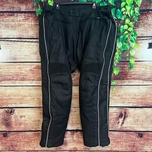 Motorcycle Pants 3XL Insulated Waterproof Padded Insulated Adj Waist Biker